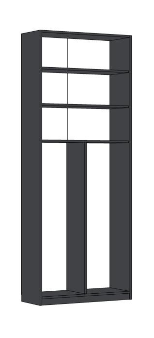 Шафа відкрита з полицями для зберігання засобів навчання кабінет «Захист України» БРІК